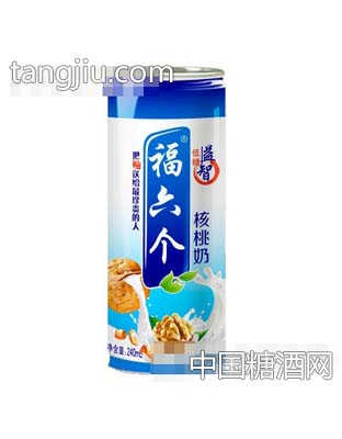 福六個(gè)核桃奶240ml