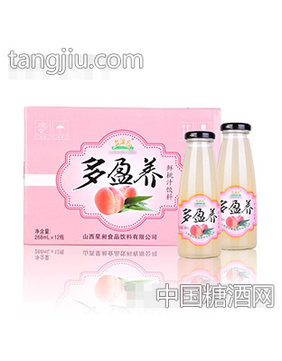 多營(yíng)養(yǎng)鮮桃汁飲料268ml