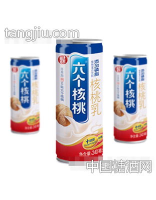 養(yǎng)元添加磷脂六個(gè)核桃240ml高罐