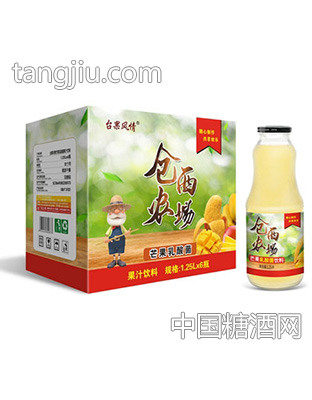 倉(cāng)西農(nóng)場(chǎng)芒果乳酸菌1.25Lx6瓶