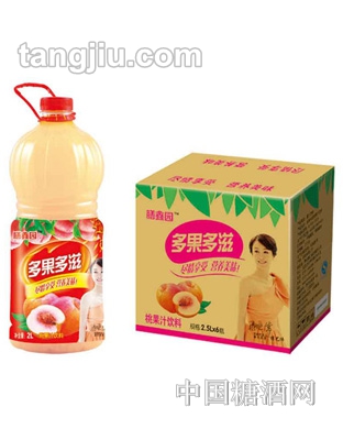 膳鑫園多果多滋桃汁2.5L