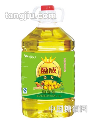 盈成菜籽調和油5L