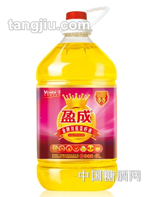 盈成品牌雙低菜籽油5L