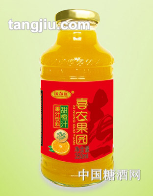 沃爾旺喜農(nóng)果園甜橙汁350mL