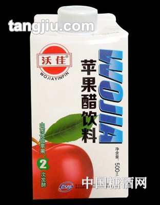 沃佳蘋果醋飲料500ml盒