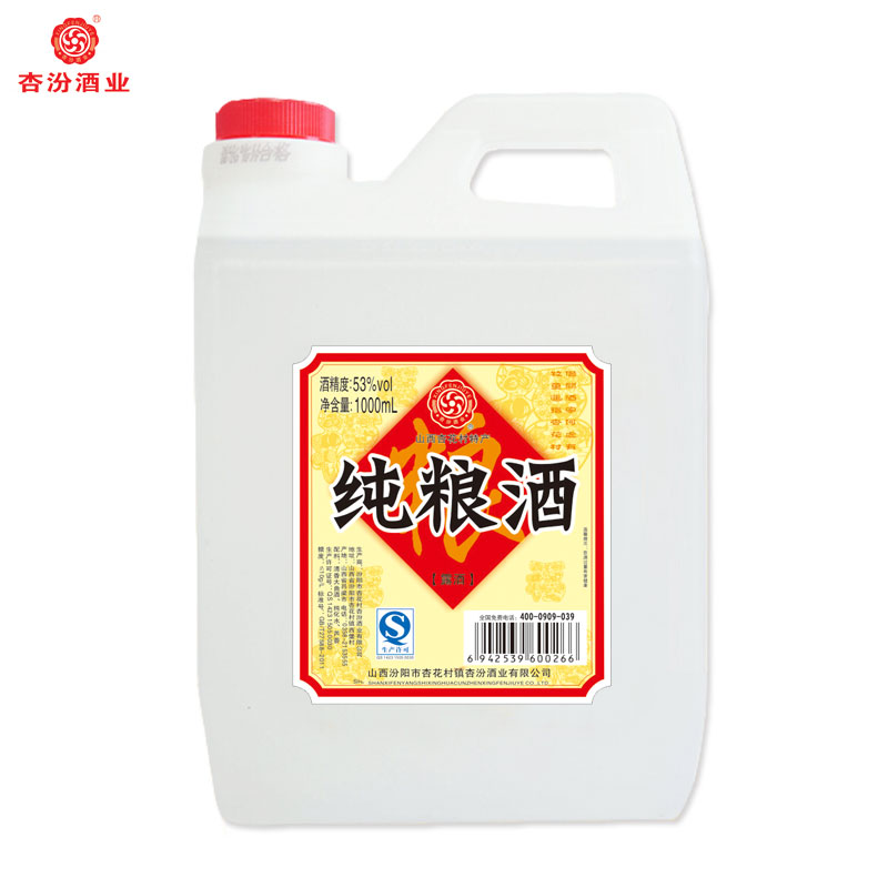 53&#176;杏汾純糧酒1L