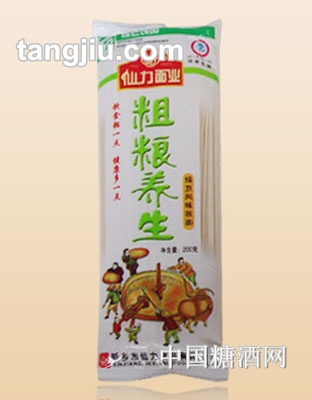 仙力粗糧養(yǎng)生綠豆風味掛面200g