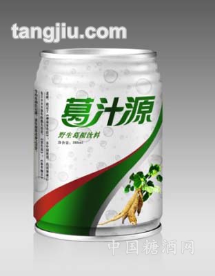 野生葛根飲料白綠色灌裝280ml