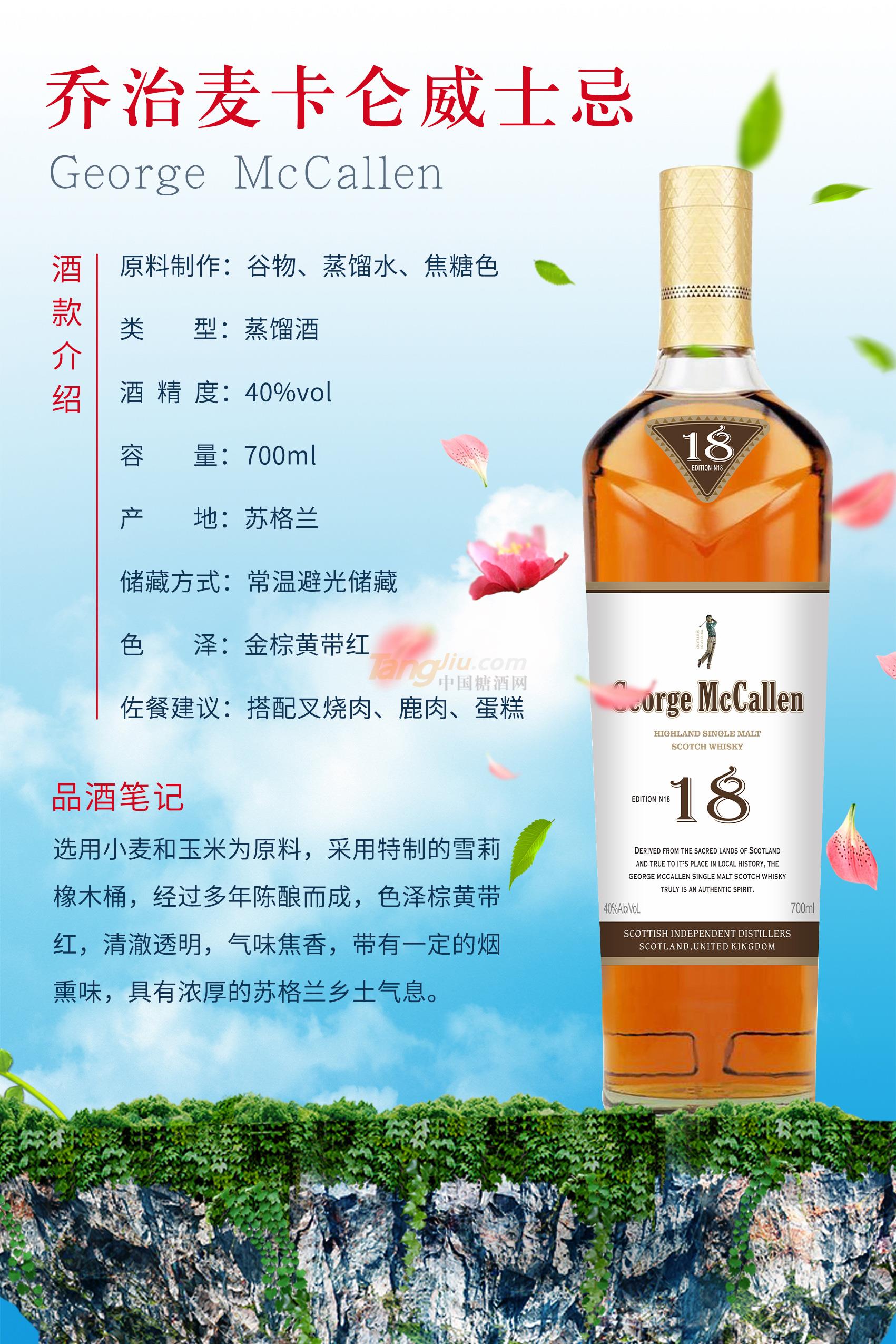 喬治麥卡倫威士忌18產(chǎn)品介紹.jpg