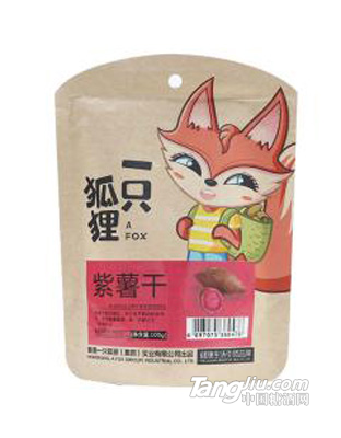 一只狐貍紫薯干 休閑食品100g