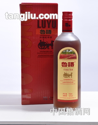 魯語(yǔ)紅棗酒卡盒12度700ml