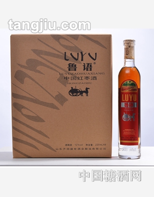 魯語(yǔ)紅棗酒水晶瓶220ml