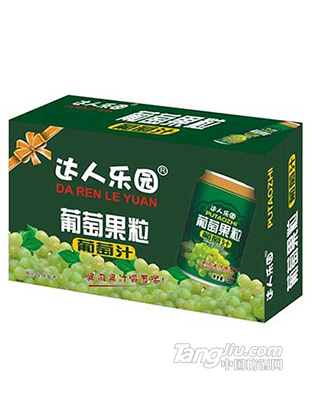 達(dá)人樂園葡萄果粒葡萄汁飲料箱裝-500ml