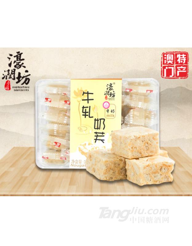 澳門(mén)濠潤(rùn)坊沙琪瑪抖音零食牛軋奶芙原味300g