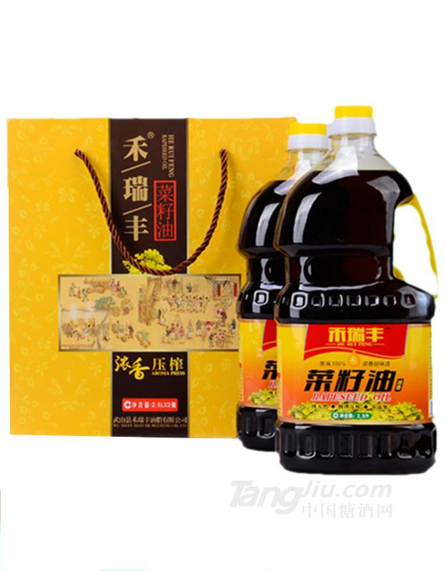 禾瑞豐濃香壓榨菜籽油 2.5L*2瓶