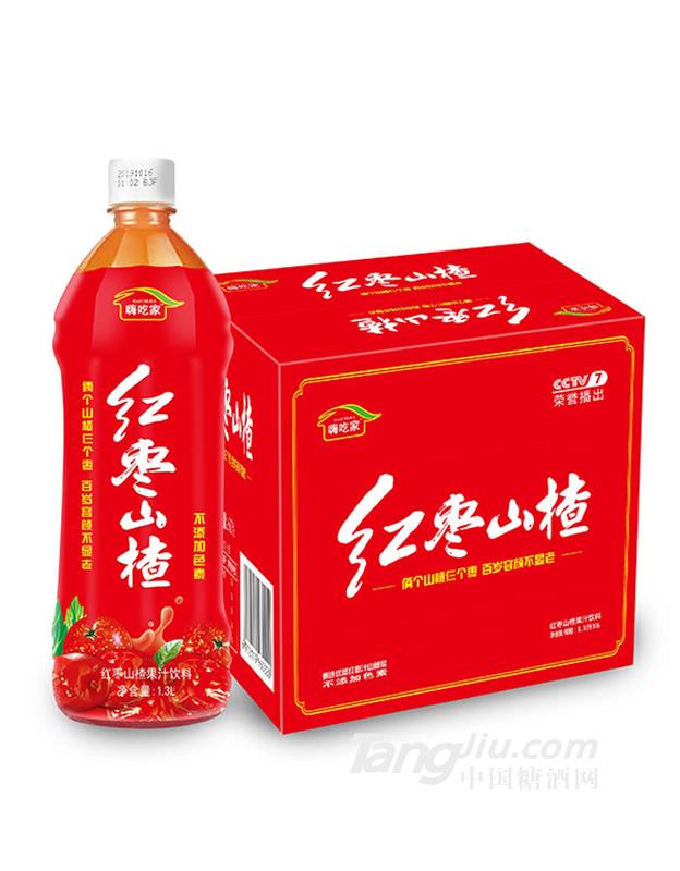 嗨吃家紅棗山楂汁飲料1.3Lx6瓶