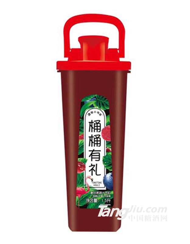 康帝小牧屋桶桶有禮藍(lán)莓復(fù)合果汁飲料1.5L