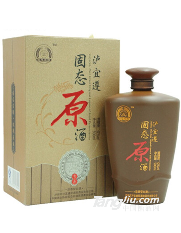 42°瀘宜遵固態(tài)原酒500ml