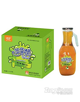 粒汁健蘋果醋果汁飲料原汁原味1.5L