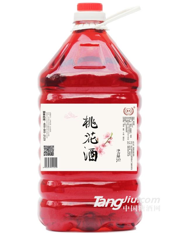 12°黃氏桃花酒（桶裝）-5L