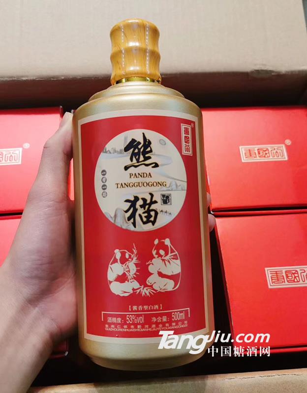 熊貓醬香型白酒53%vol500ml