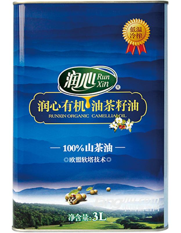 潤心有機油茶籽油 3L