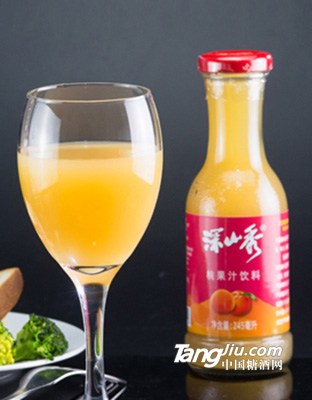 深山秀-桃果汁飲料(12瓶_箱)-245ml