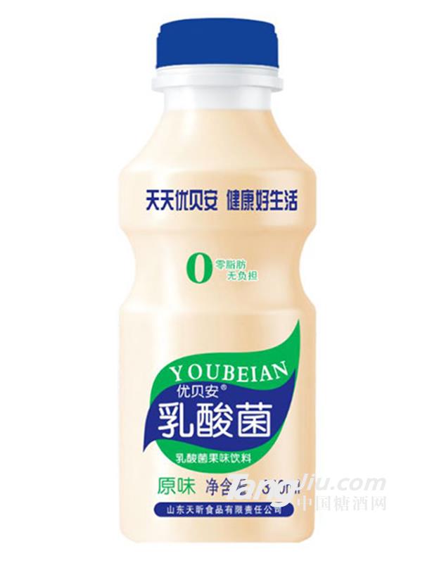 優(yōu)貝安乳酸菌飲品原味340ml