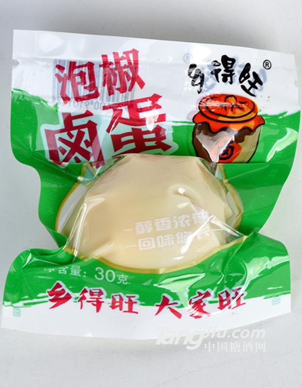 鄉(xiāng)得旺鹵蛋泡椒味30G