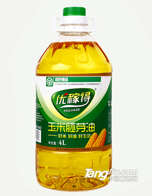 優(yōu)稼得非轉(zhuǎn)基因玉米胚芽油4L