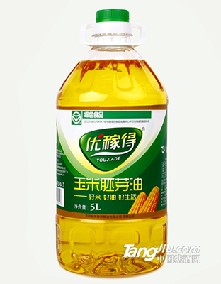 優(yōu)稼得非轉(zhuǎn)基因玉米胚芽油5L