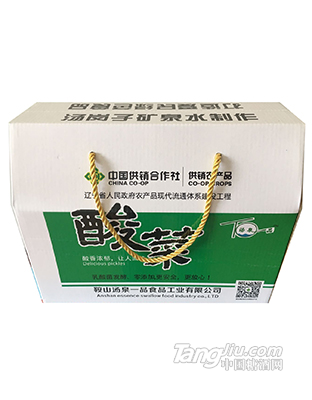 湯泉一品精品酸菜-1000g（箱裝）