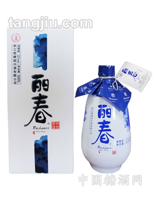 瓷玻牡丹麗春黃酒500ml