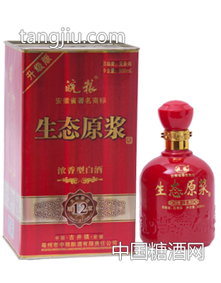 皖糧生態(tài)原漿12年500ml